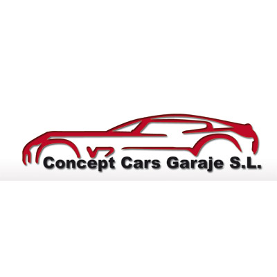 logotipo taller concept cars garaje
